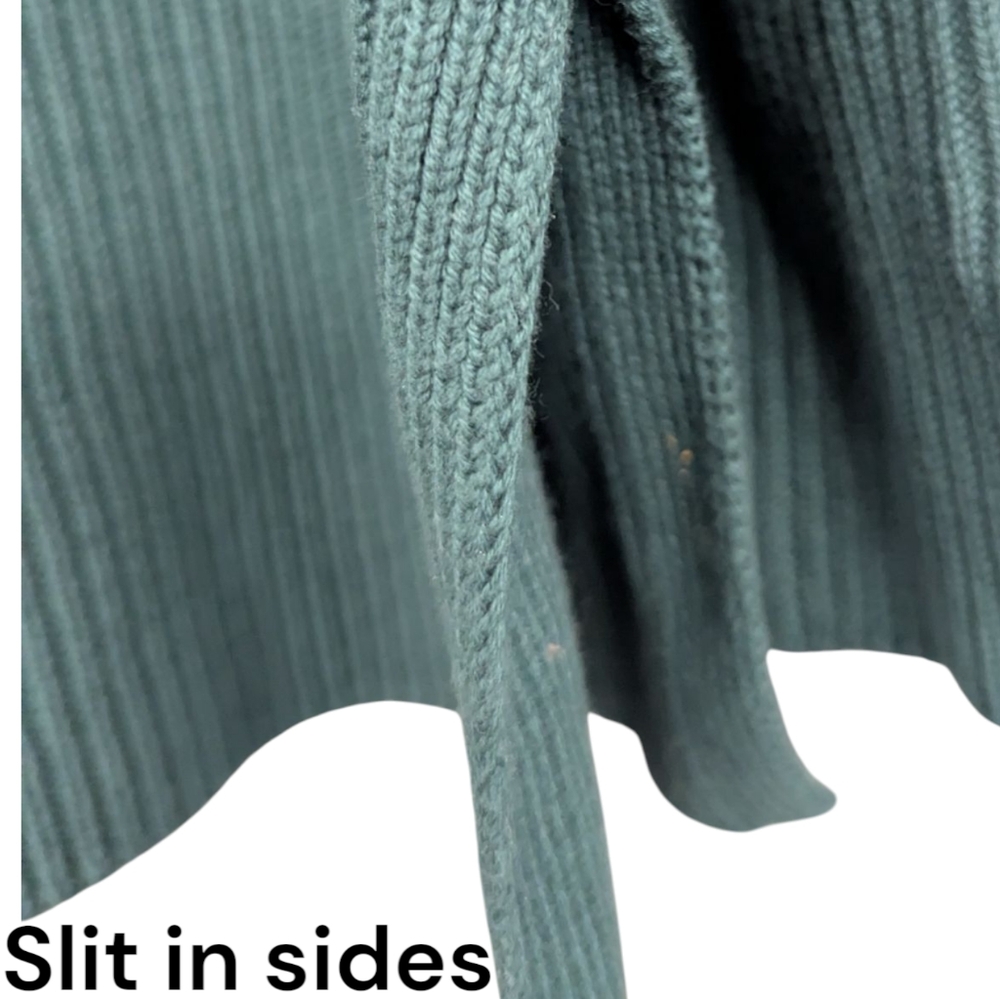 GAP | Women's Ribbed Cowl Neck Pullover Oversized Sweater | Green | Medium - Picture 8 of 12